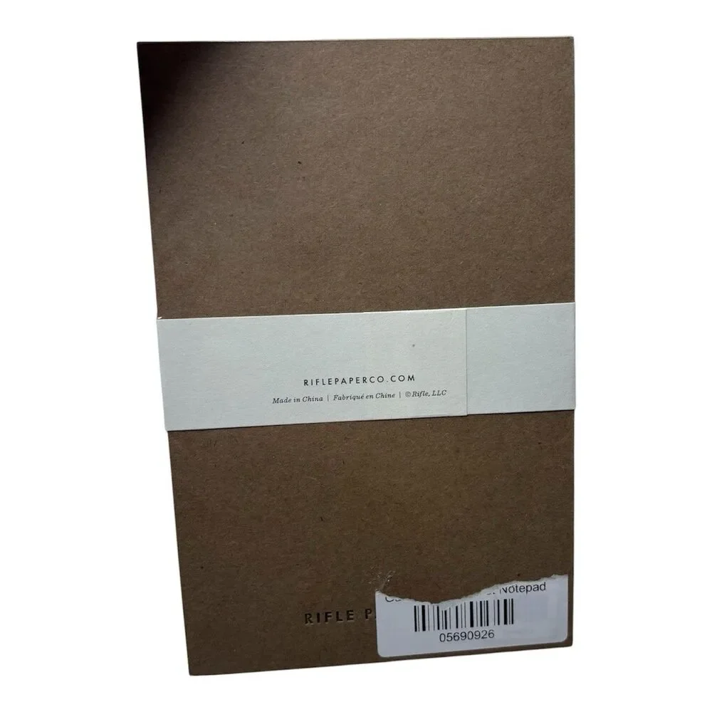 RIFLE PAPER CO Garden Party Note Pad 75 Sheets 6.5” x 4.5” New In Plastic